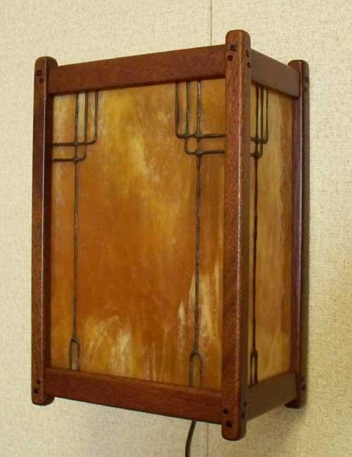 Arts and Crafts, Greene and Greene Style Wall Sconce and Home Lighting.